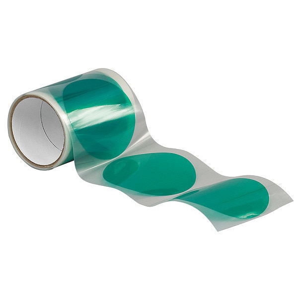 Cinta de enmascarar Tapecase, verde, 4 pulgadas de diámetro, paquete de 50 - 15C644