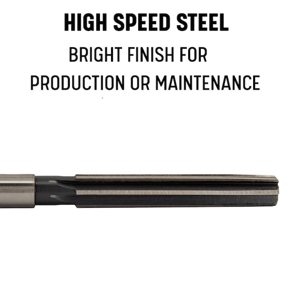 Drill America 3/16" HSS Straight Flute Hand Reamer - DWRRHD3/16