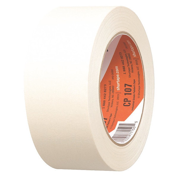 Cinta de enmascarar Shurtape, 48mm x 55m, 20 lb./in., paquete de 24 - CP 107