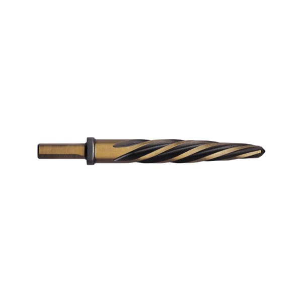 Kodiak Cutting Tools 7/16 Construction Reamer Left-Hand Spiral Black & Gold with 3 Flats - 5496887