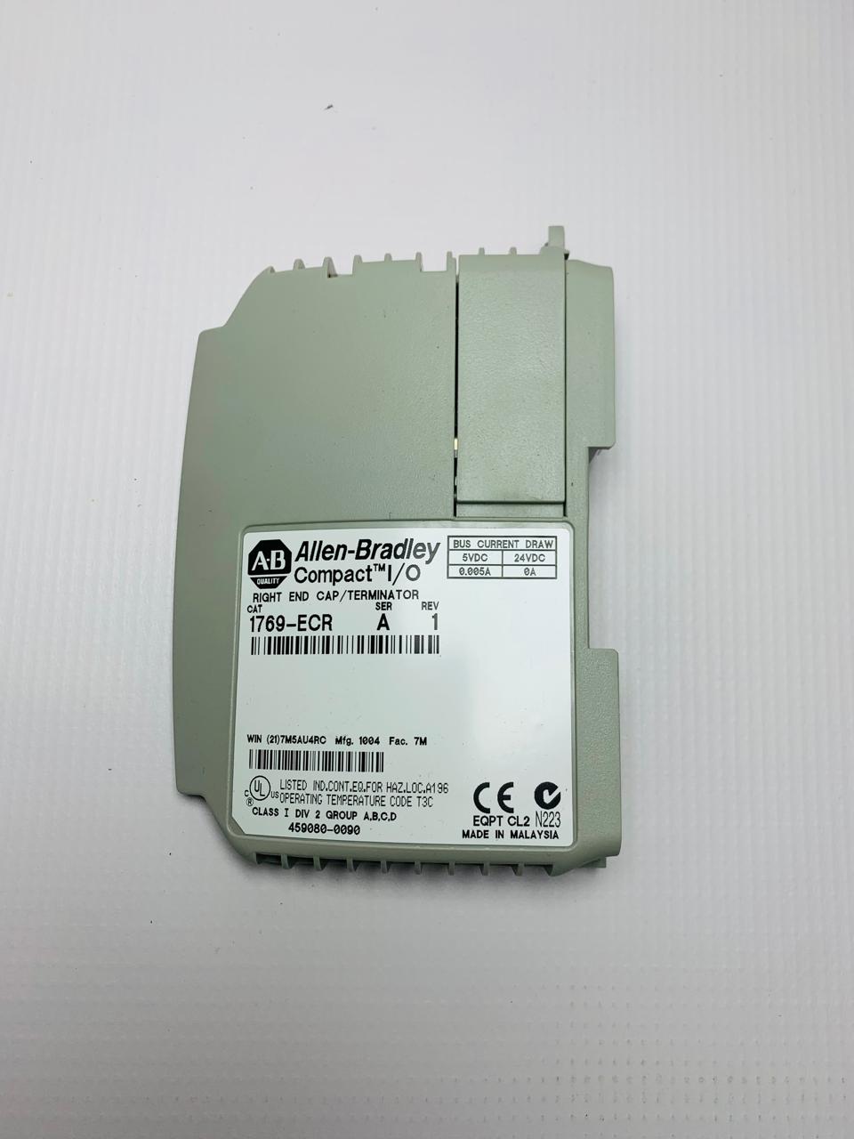 ALLEN BRADLEY 1769 ECR COMPACT I/O RIGHT END CAP / TERMINATOR SER A REV 1